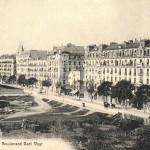 vue du boulevard Carl-Vogt vers 1920